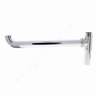 Keeney Chrome Satin Finish 16" End Outlet Waste 1.5" Inlet 20ga Brass 1815ASN