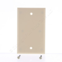 Leviton Ivory Unbreakable Nylon Single Gang Standard Blank Wallplate Cover 1911V