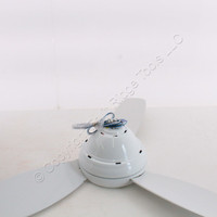 Minka-Aire F516-WH Downrod Mount 44" White 3-Blades Ceiling Fan w/ 50w light