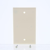 Leviton Almond Unbreakable Nylon Single Gang Standard Blank Wallplate Cover 1910