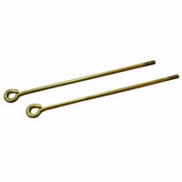 2-Pack Jones Stephens #C05046 5" Brass Lower Lift Wire Threaded for Tank Ball