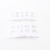 10 Eaton White Unbreakable Nylon Duplex Receptacle Wallplate Outlet Covers 5132W