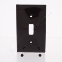 Eaton Brown 1-Gang Unbreakable Toggle Switch Cover Wall Plate Switchplate 5134B