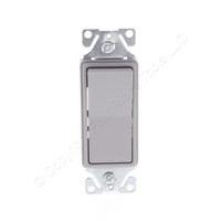 Eaton Gray Decorator Rocker Light Switch 15A Single Pole 120/277V 7501GY
