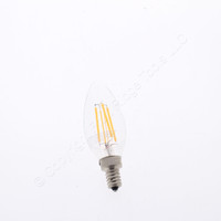 Elitco Lighting Candelabra B10 LED Bulb E12LED105 6W 480 Lumens Dimmable 3-5/8"