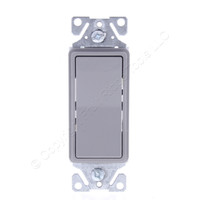 Eaton Gray Residential Decorator Rocker Light Switch Control 3-Way 15A 7503GY