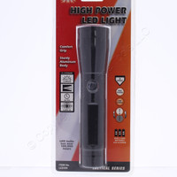 Howard Berger LED3W 3-Watt LED Flashlight Black 3AA High Low Flash Aluminum Body