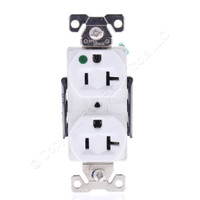 Eaton White Hospital Grade Duplex Receptacle Outlet NEMA 5-20R 20A 125V AH8300W