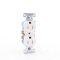 Eaton White Tamper Resistant Duplex Receptacle Outlet NEMA 5-15R 15A TR270W