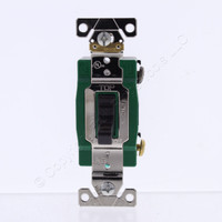 New Eaton Brown INDUSTRIAL Grade Double Pole Toggle Wall Light Switch 30A 3032B