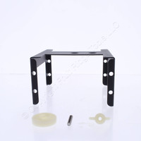 Hubbell Blown Fiber Adapter Bracket 2U Holds 4 FSP Adapter Panels FBL2