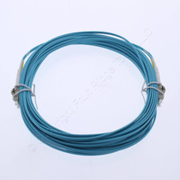 Hubbell Fiber Optic Patch Cord Plenum OM4 Duplex MM LC-LC 11m DFPCLCLCF11MM