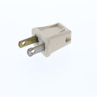 Leviton Residential Straight Blade Connector Plug 1-15P Polarized 10A 123-I