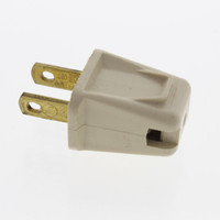 Leviton Residential Straight Blade Connector Plug 1-15P Non-Polarized 10A 123-I