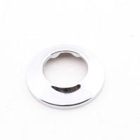 Keeney 855PC Shallow Flange 1-1/4" IPS x 3" OD 1/2" Height Polished Chrome