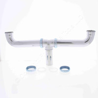 Keeney 16" Slip-Joint Center Outlet 1.5" Waste Drain 22ga Polished Chrome Plated