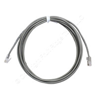 Hubbell Double End Phone Jumper Cord 4 Pair 8 Position 10Ft RJ45 BMD04P24J10DE