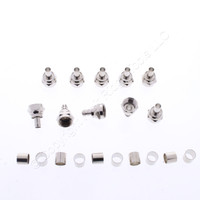 10 Leviton 2-Piece Crimp-On Cable Ends F-Connectors Coax RG59 75 Ohm 40985-2P9
