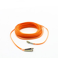 Hubbell Fiber Optic Patch Cord Plenum OM1 Cable Duplex MM LC-ST 20m DFPCLCSTC20MM