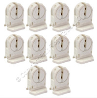 10 Leviton Fluorescent Light Socket Lamp Holders HO Miniature Bi-Pin T5 13654SNP