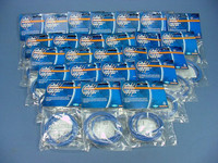 25 Leviton Blue Cat 5 3 Ft Ethernet LAN Patch Cords Network Cables Cat5 52455-3BL