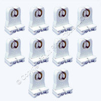 10 Leviton Fluorescent Lamp Holders T-8 T-12 Light Socket G13 Base 660W 600V