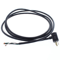 Leviton 5311-008 Black Switched Piggy Back Power Cord for Line Master SF-522-Q17