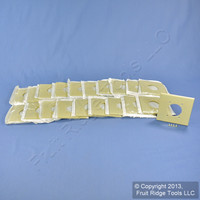 20 Leviton Ivory MIDWAY 2.15" Receptacle Outlet Wallplates Dryer Range Welder 80526-I