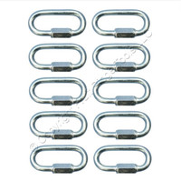 10 National Hardware 1/4" Quick Links for Chain Zinc Plated N223-024 Hex Bolt
