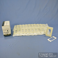 20 Leviton Almond 1-Gang Decora Snap-On Screwless GFCI Wallplate Covers Polycarbonate Plastic Commercial Grade 80301-SA