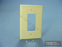 Leviton Oversize Ivory Leviton Decora Wallplate GFCI GFI Jumbo Cover 86601