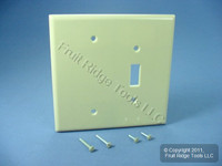 Leviton Oversize Ivory Blank Switch Cover Jumbo Wall Plate 86106