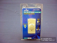 Leviton Ivory Rotary Dimmer Switch 3-Way Preset RPI06-1LI