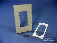 Leviton Gray Decora Screwless Wallplate Rocker Switch Cover GFCI GFI 80301-GY