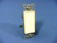 Cooper Almond Decorator Rocker Wall Light Switch Control 3-WAY ON/OFF 15A 6503A