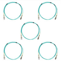 5 Hubbell Fiber Optic Patch Cords LSZH OM3 Cable Duplex MM LC-LC DFPCLCLCE2MMZ
