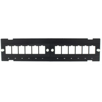 Leviton Quickport 12-Port Open Patch Block Face 49Q89-12J Bulk