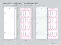 Hinged Cover for Leviton 420 Structured Media Center 47605-42D