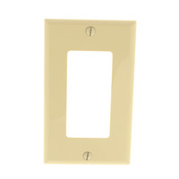 Leviton Ivory 1-Gang UNBREAKABLE Decora Wallplate GFCI GFI Nylon Cover 80401-NI