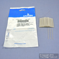 100 Leviton Fusion Splice Micro Sleeves for Splitter & Coupler Packages 40MM x 1.5MM FSSMR-40