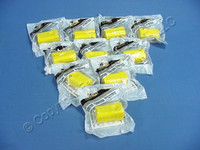 10 Leviton Python INDUSTRIAL Straight Blade Connectors NEMA 6-15R 6-15 15A 250V 15659-VY