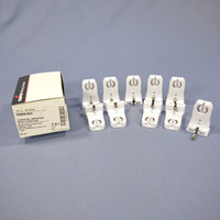 10 Cooper Fluorescent Lamp Holders T-8 T-12 Light Socket G13 Base T8 T12 Medium Bi-Pin Push-Wire 2509W