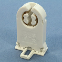HH Fluorescent Tall Rotary Lock Medium Bi-Pin Snap In Internally Shunted Lamp Holder