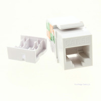 Eaton White Cat5e Snap-In Modular Data Jack 110 Style 8-Position RJ45 5547-5EW