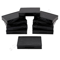 10-Pack Eaton Black Weather Resistant Horizontal Decorator Self-Closing Covers S3966BK