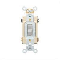 Eaton Gray 4-Way Commercial Toggle Wall Light Switch 20A 120/277V CSB420GY