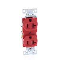 Eaton Arrow Hart Red Industrial Duplex Receptacle Outlet NEMA 5-20R 20A 125V AH5362RD