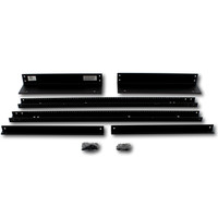 Hubbell Server Equipment Relay Rack Black Aluminum 48"x23" 24RU HPW48RR23