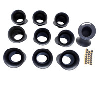 Hubbell 6" Spools for Fiber Optic Vertical Cable Management 5 Sets VCF610