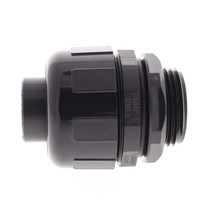 Hubbell 1" Liquidtight Connector Male Straight Non-Metallic PolyTuff P100CBK